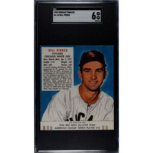Vintage 1952 Redman Tobacco Bill Pierce SGC 6